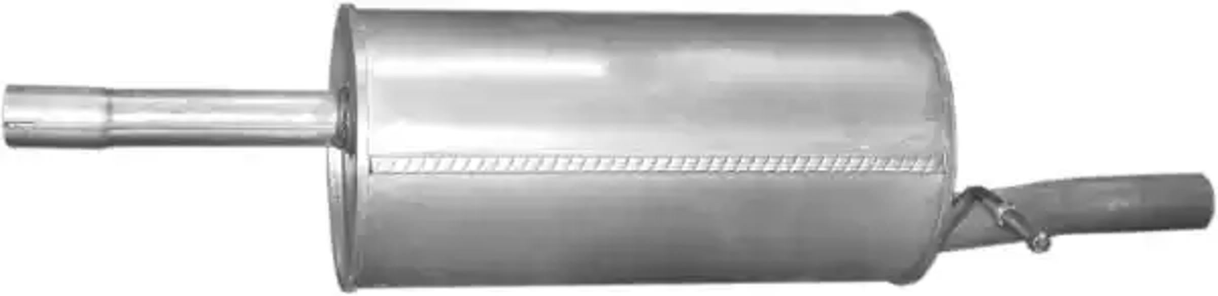 POLMOSTROW 0207 - Глушитель задн часть DACIA: LOGAN \ RENAULT: LOGAN 1.4/1.6 03-