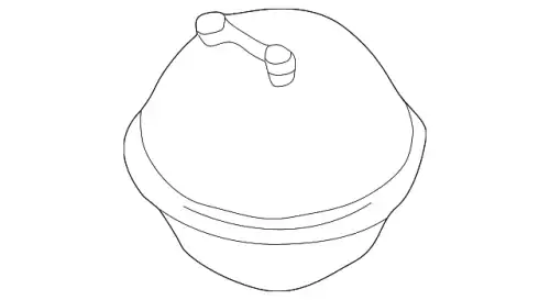 VAG 038129807 - БАЧОК ПЛАСТИКОВЫЙ ИЗБЫТОЧНОГО ДАВЛЕНИЯ ВОЗДУХА ДВС