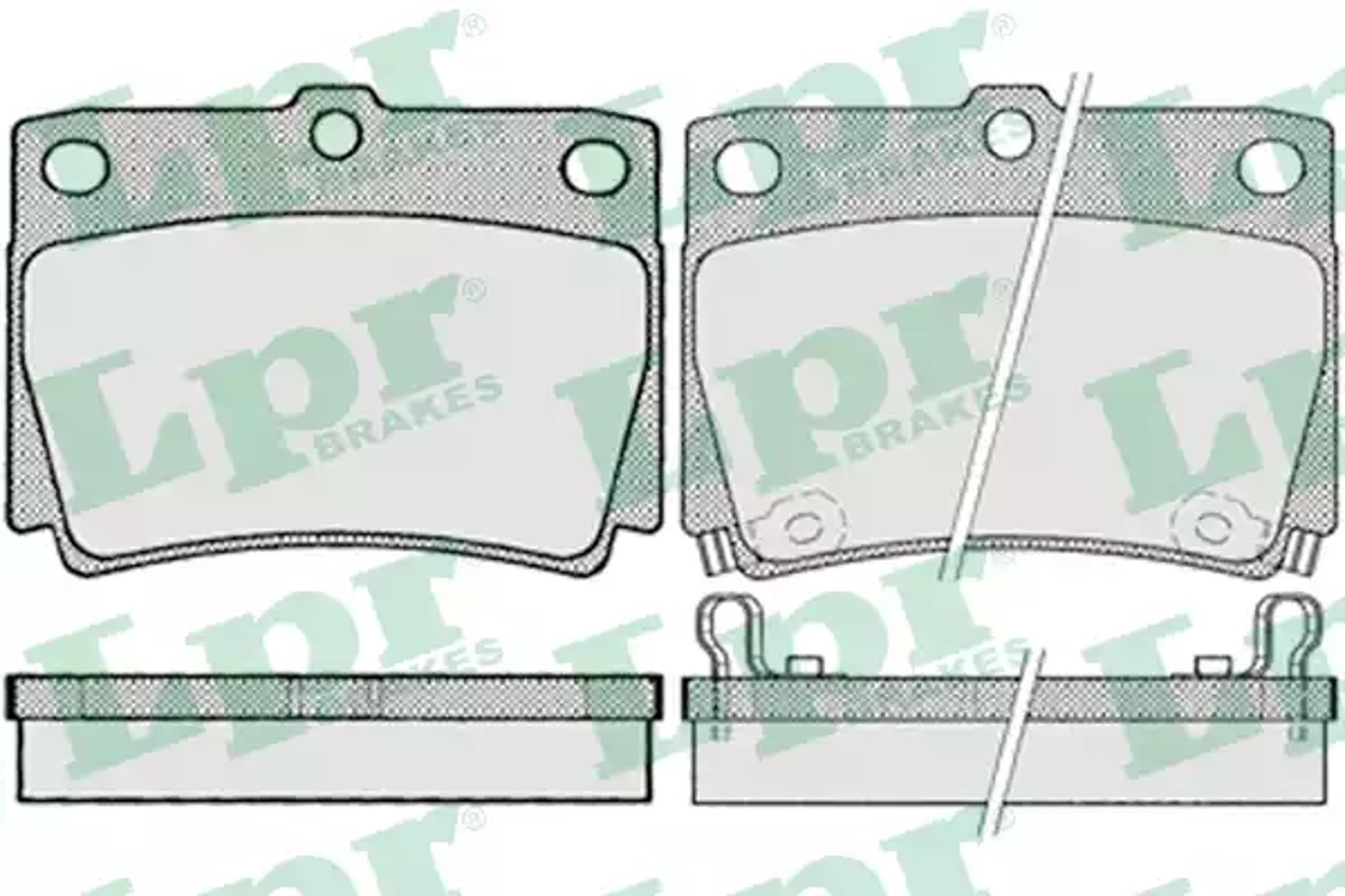 AP 05p1029 - Колодки тормозные дисковые