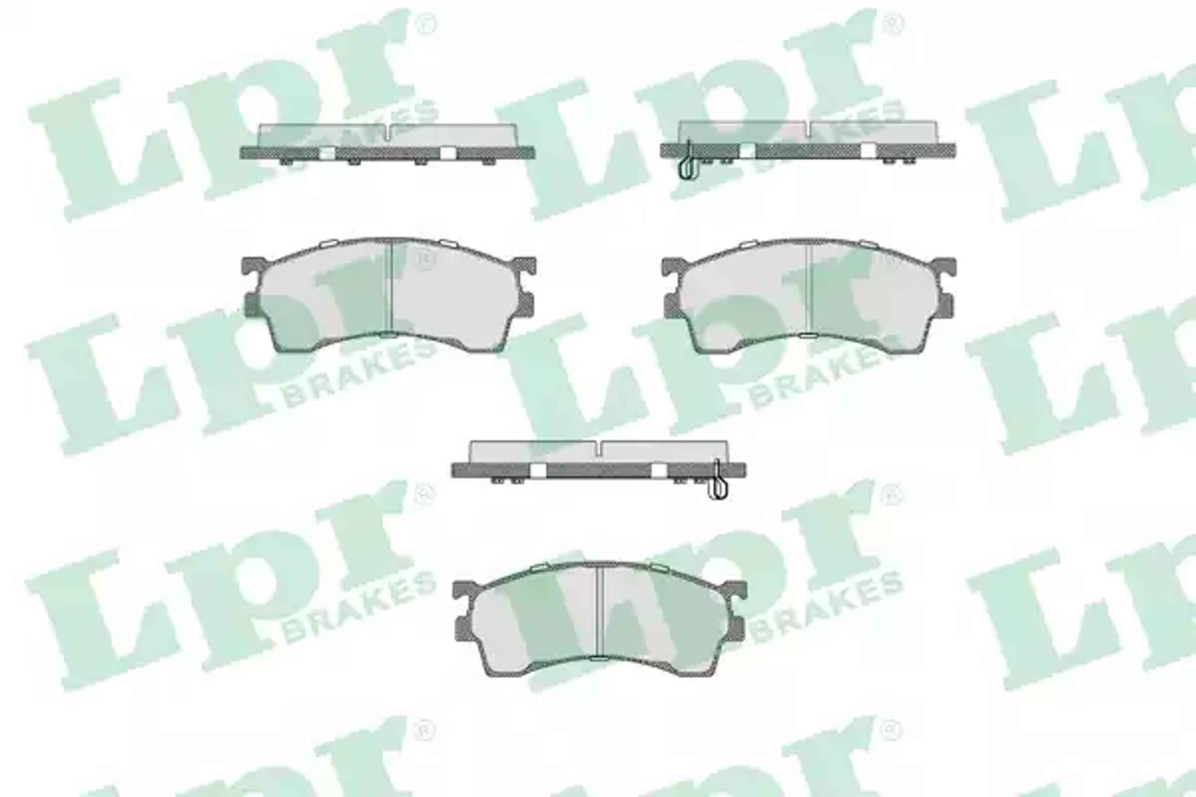 AP 05p1045 - Колодки тормозные дисковые передн MAZDA: 323 F VI 98-04, 323 S VI 98-04, 626 V 99-02, 626 V