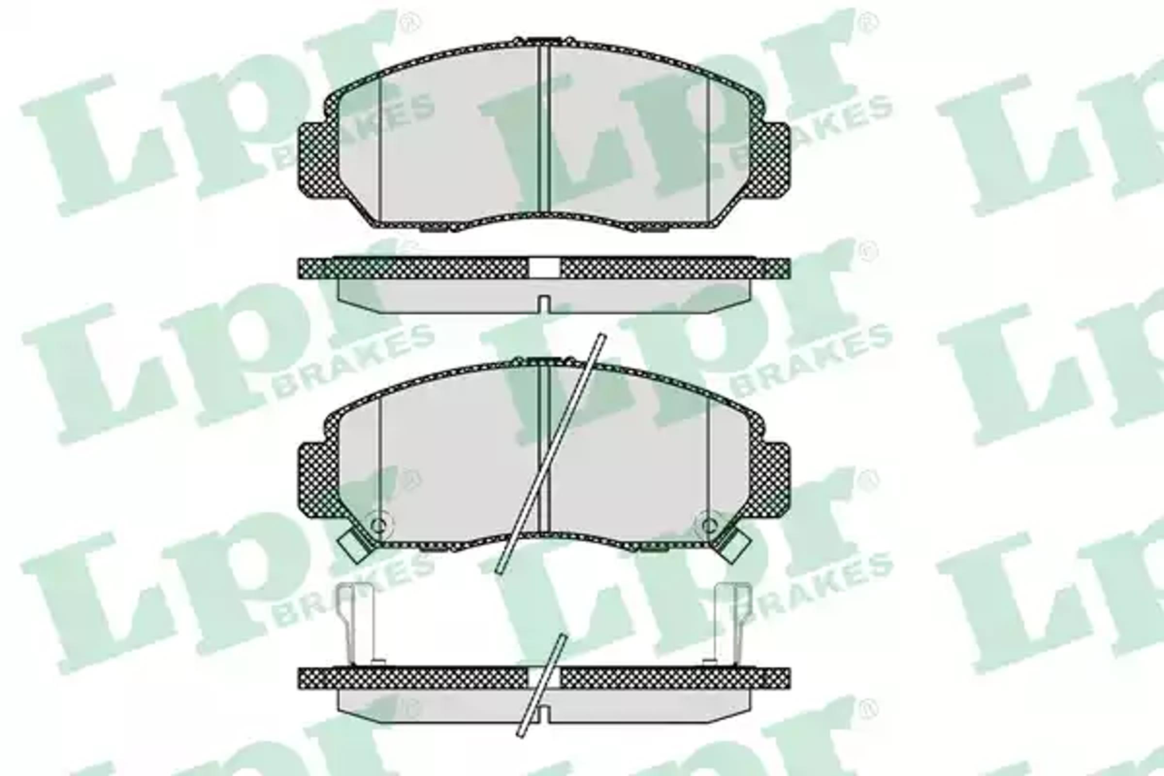 AP 05p1071 - Колодки тормозные дисковые