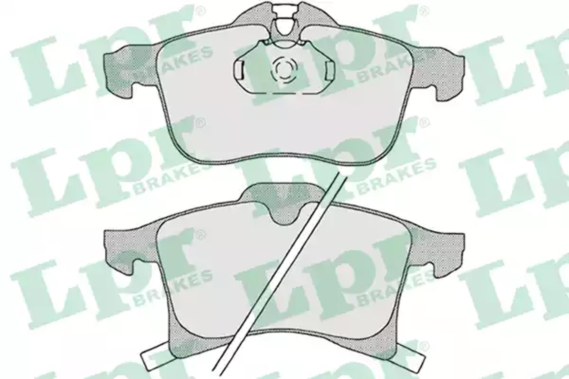 AP 05p1197 - КОЛОДКИ ТОРМОЗНЫЕ ДИСКОВЫЕ ПЕРЕДН OPEL: