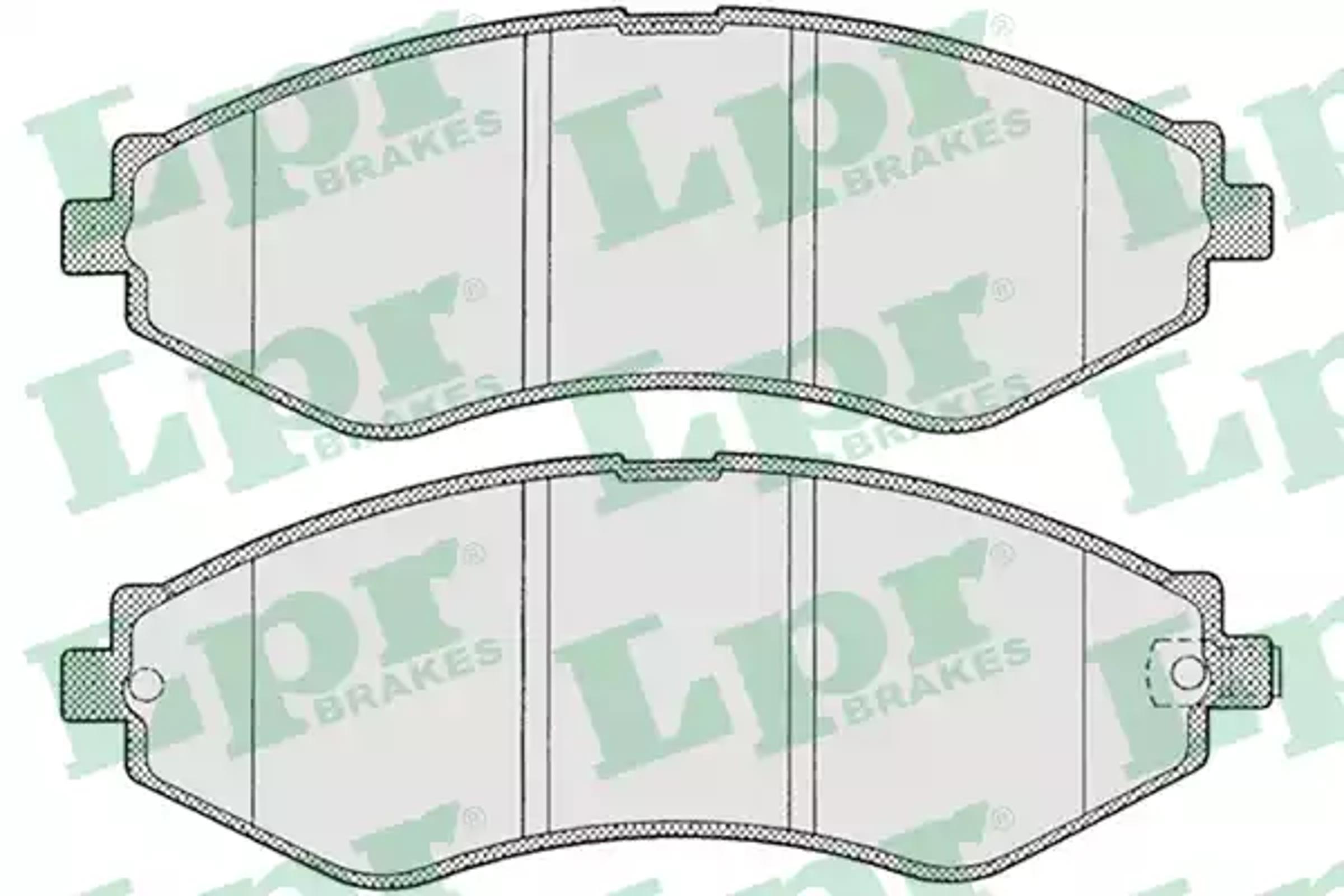 AP 05p1208 - Колодки тормозные дисковые передн DAEWOO: LACETTI хечбэк 04-, NUBIRA седан 03-