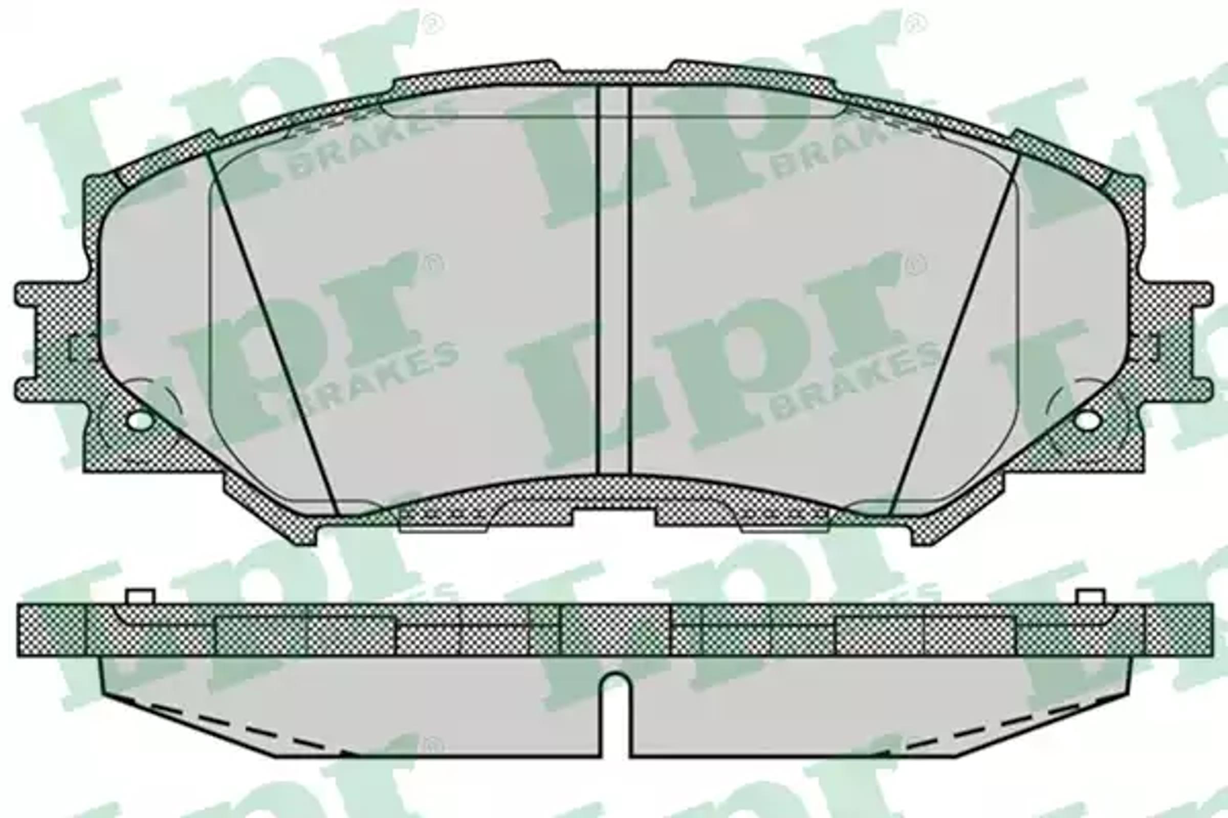 AP 05p1258 - Колодки тормозные дисковые передн TOYOTA COROLLA 150 2007-/AURIS 2007-/COROLLA седан 2002-/RAV 4 III