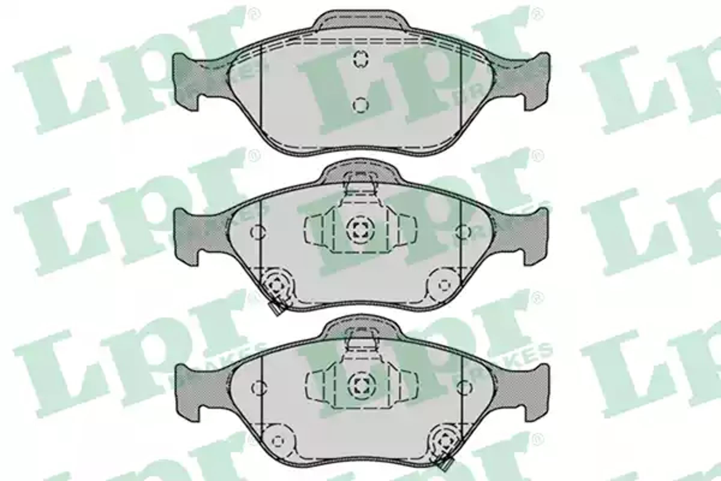 AP 05p1283 - Колодки тормозные передн.