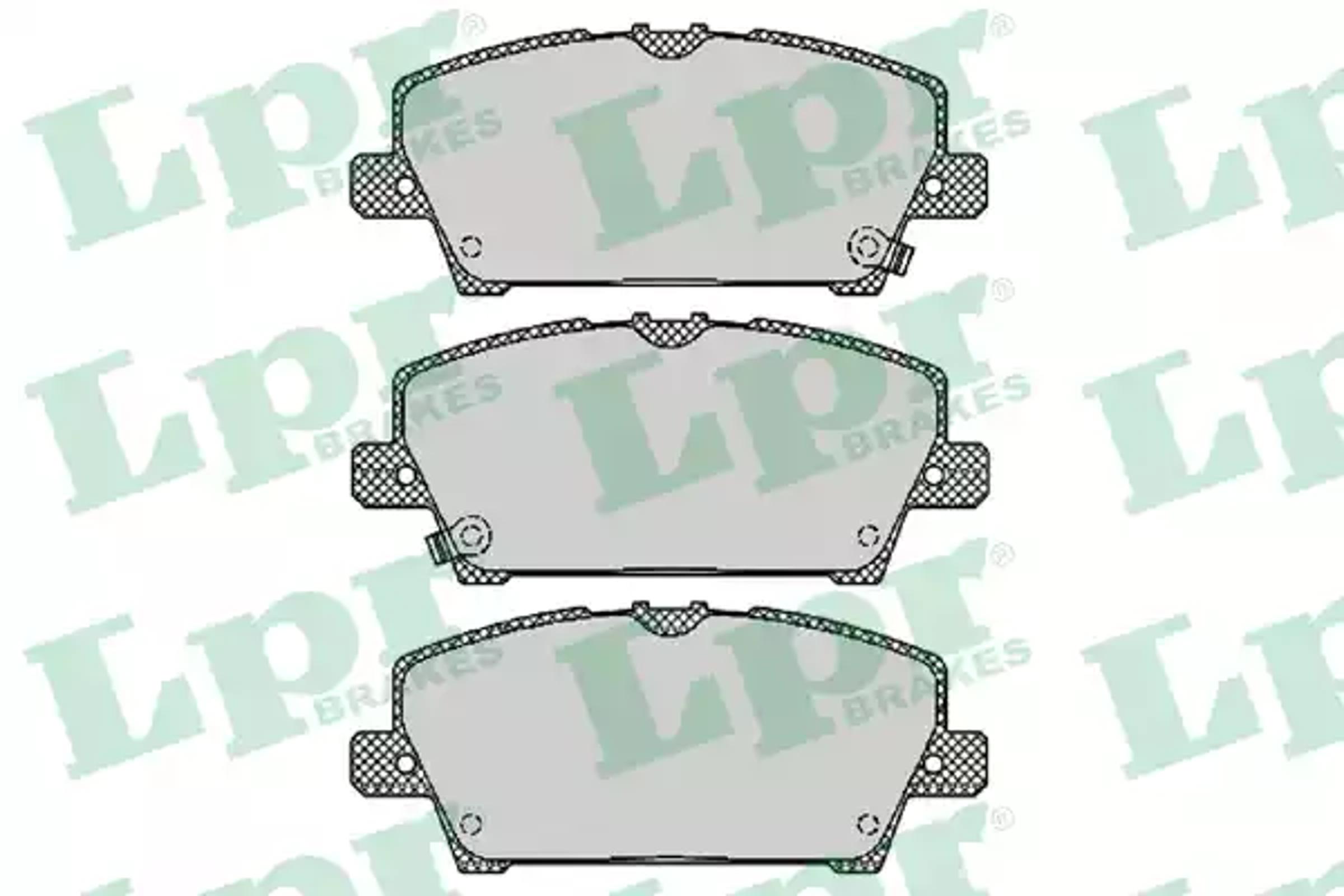 AP 05p1317 - Колодка торм. передняя Honda Civic VII 06- (компл.)