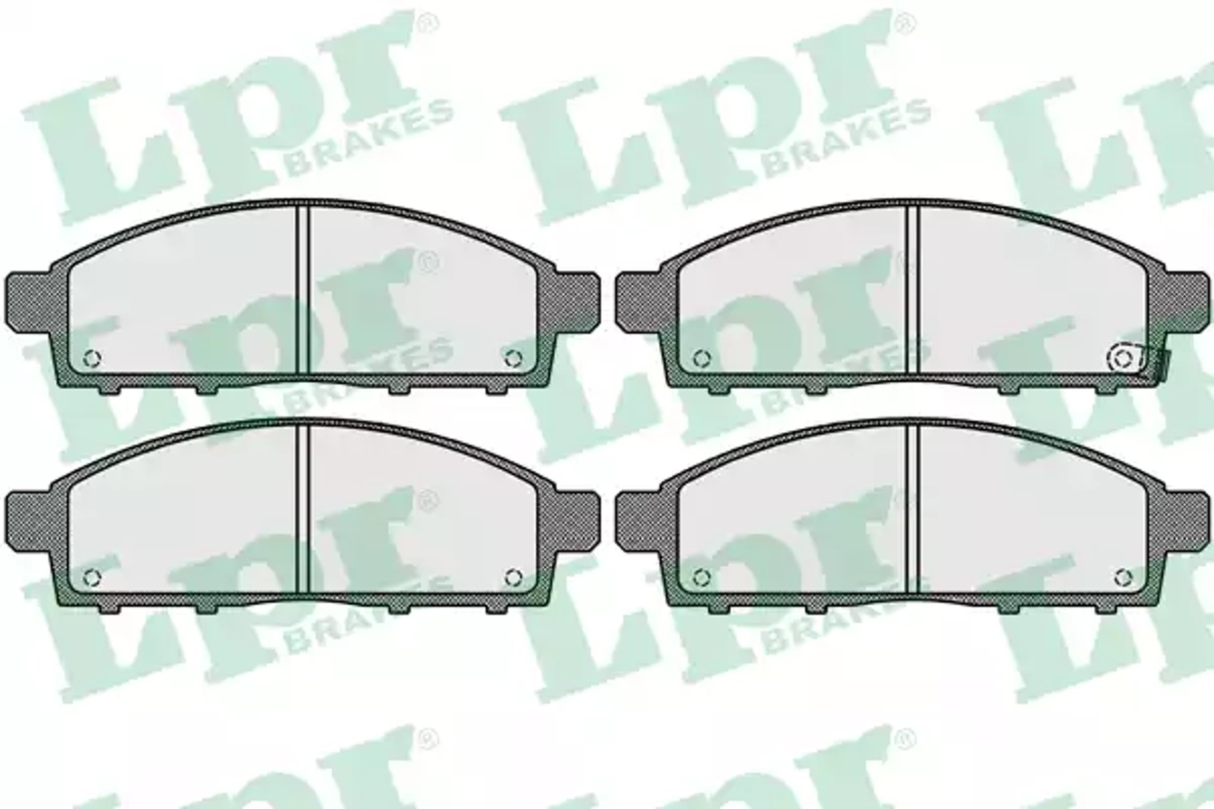 AP 05p1319 - КОЛОДКИ ТОРМОЗНЫЕ ПЕР.