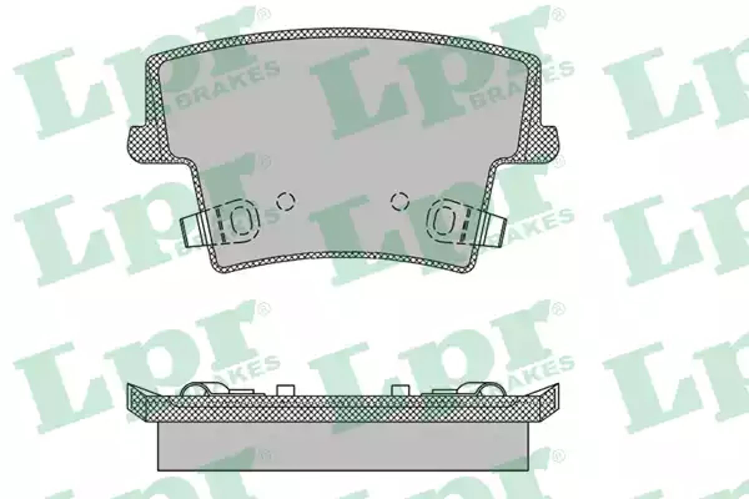 AP 05p1400 - 05P1400 Колодки тормозные задн.