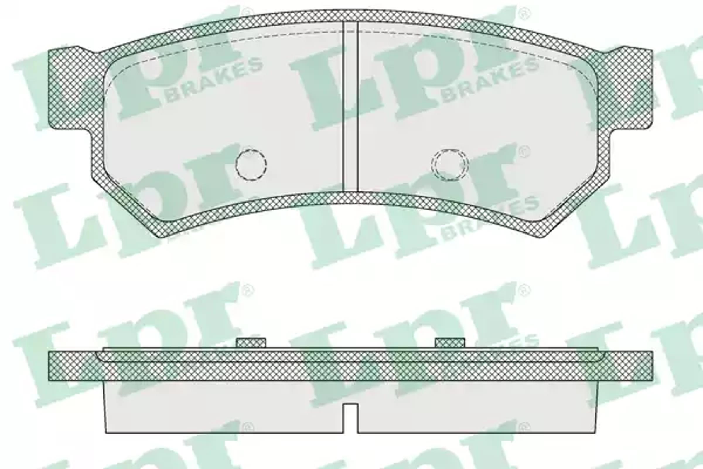 AP 05p1564 - AP 05P1564 Колодки торм.зад. 1566453