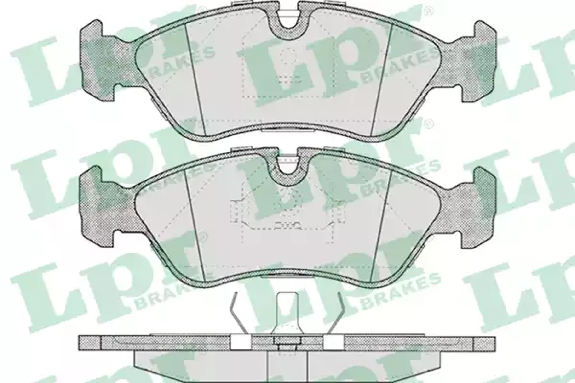 AP 05p304 - КОЛОДКИ ТОРМОЗНЫЕ ДИСКОВЫЕ ПЕРЕДН DAEWOO: ESPERO 95-99, LANOS 97-, LANOS СЕДАН 97-, NEXIA 95-97, NEX