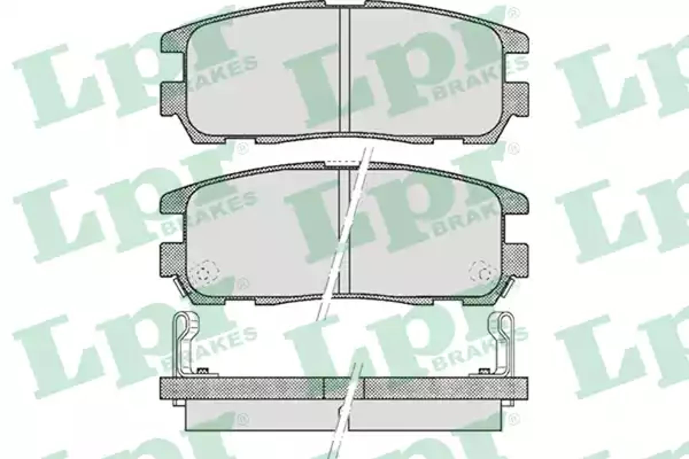 AP 05p524 - Колодки тормозные дисковые