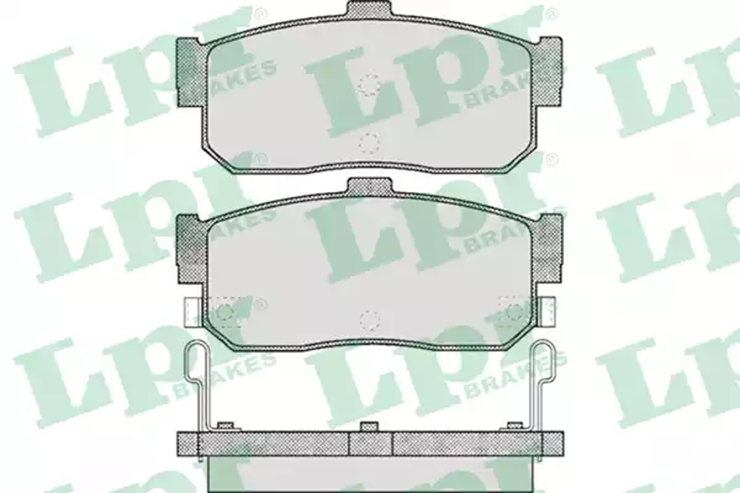AP 05p602 - Колодки тормозные дисковые