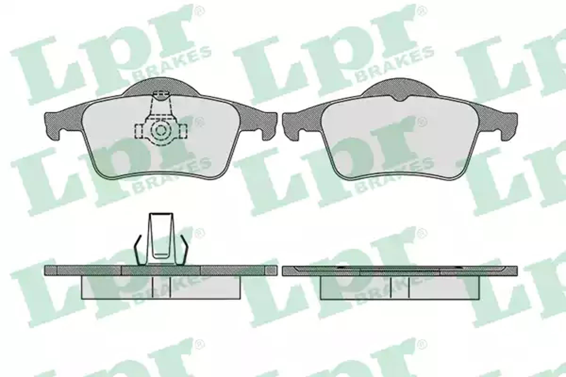 AP 05p705 - КОЛОДКИ ТОРМОЗНЫЕ ДИСКОВЫЕ