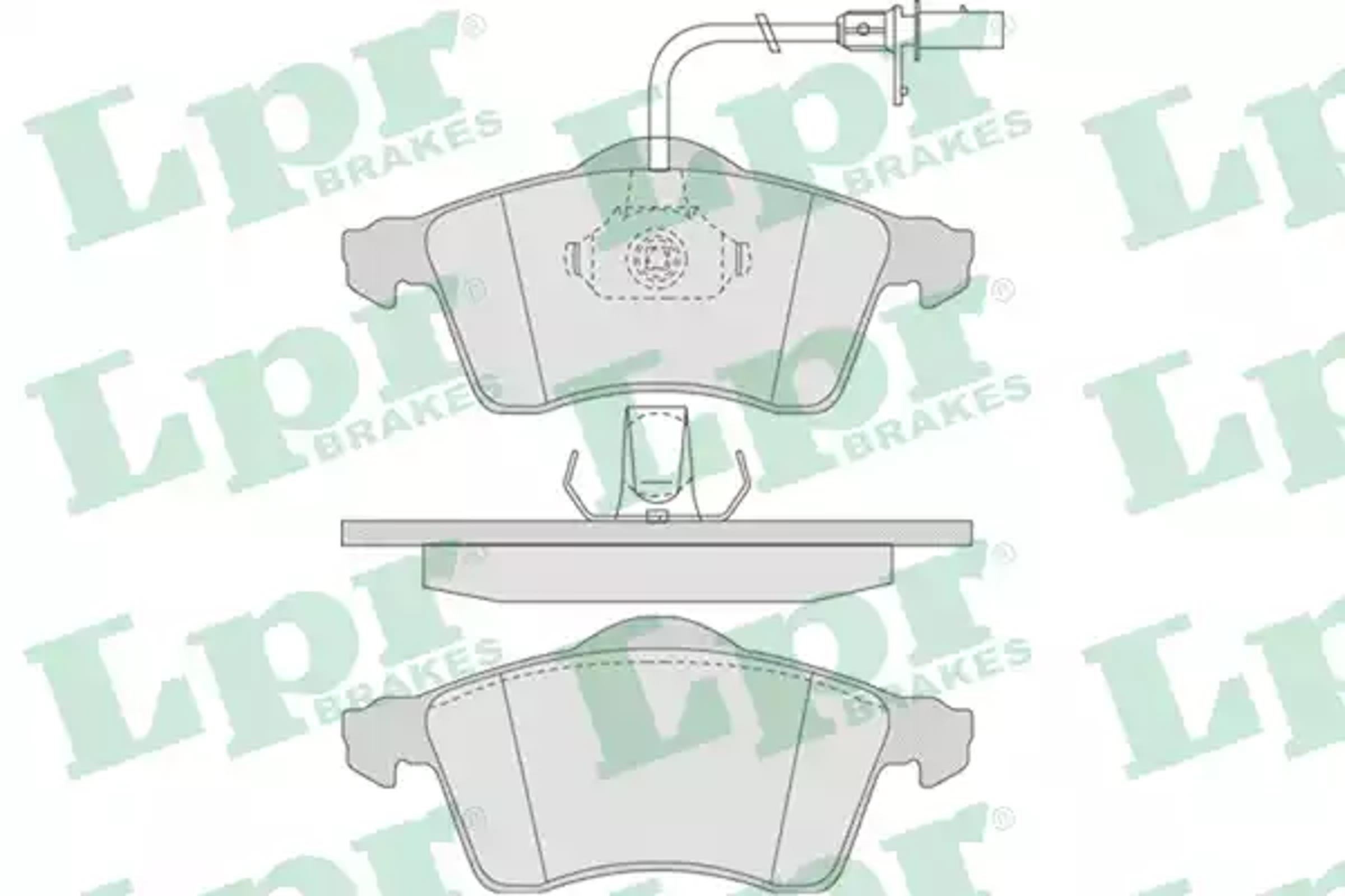 AP 05p787 - Колодки тормозные дисковые передн VW: TRANSPORTER IV c бортовой платформой 95-03, TRANSPORTER