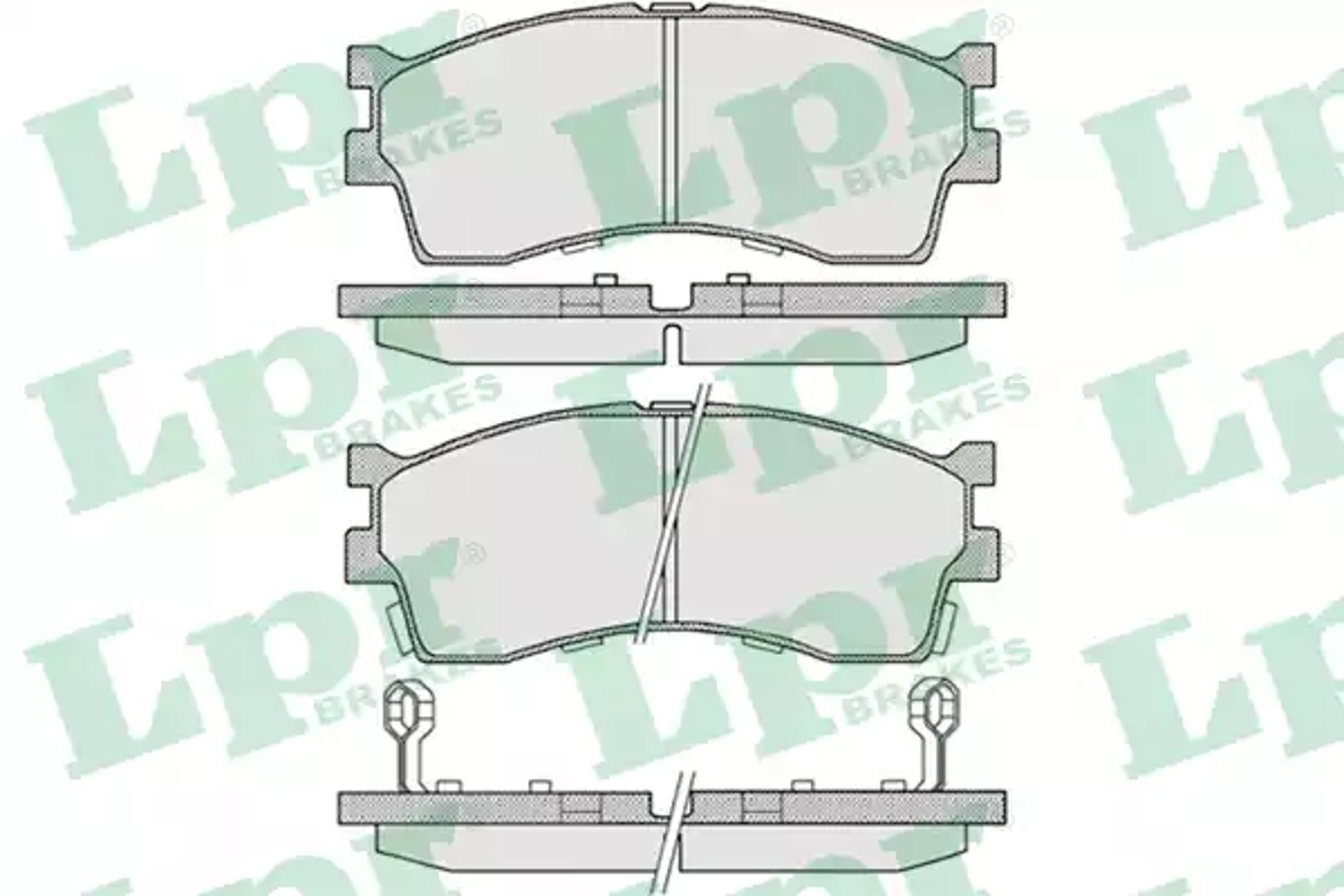 AP 05p809 - Колодки тормозные дисковые