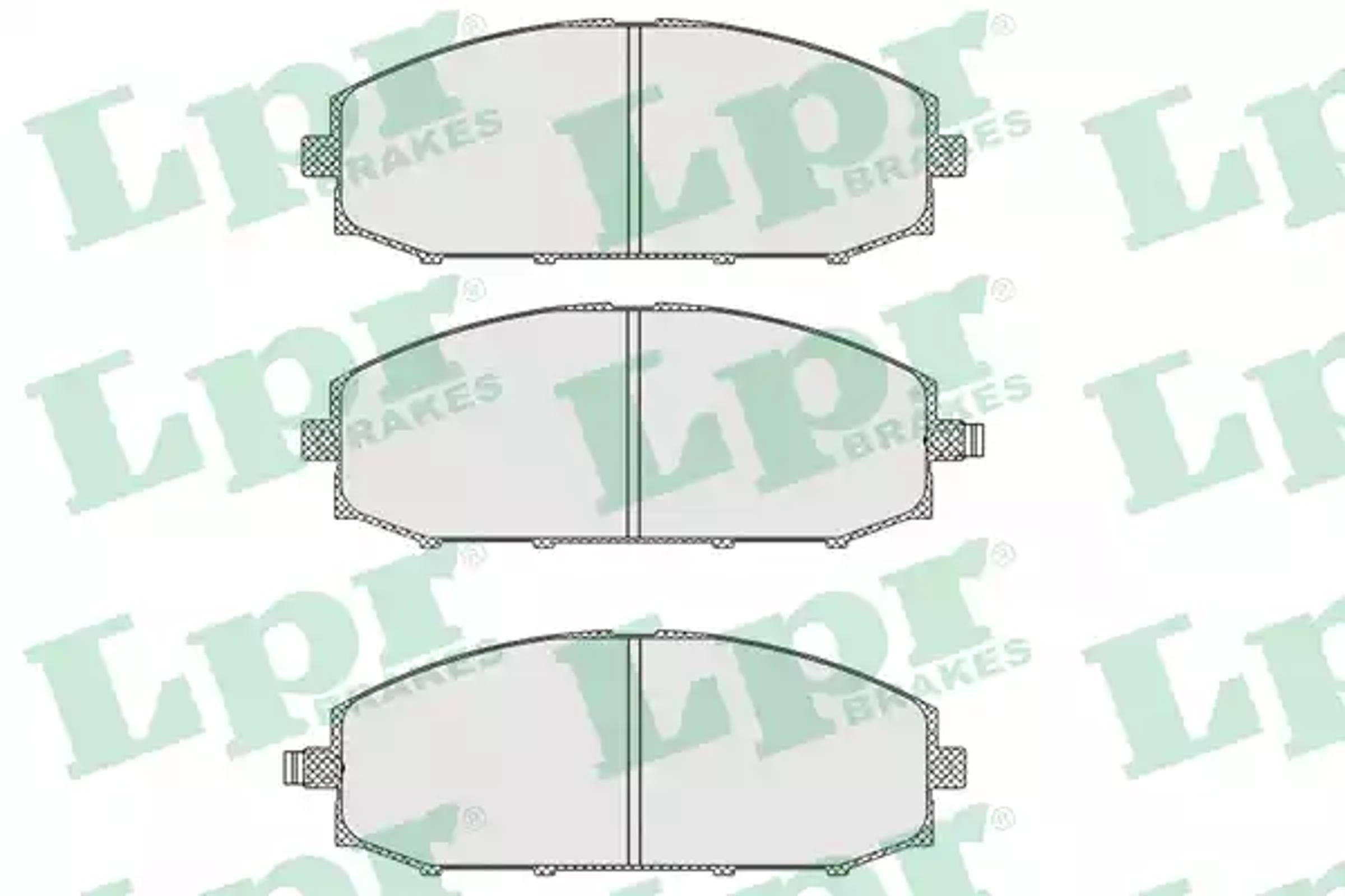 AP 05p845 - Колодки тормозные дисковые