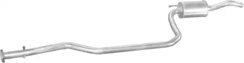 POLMOSTROW 08162 - Глушитель средн часть FORD: FIESTA IV 95-02, FIESTA фургон 96-, MAZDA: 121 III 96-