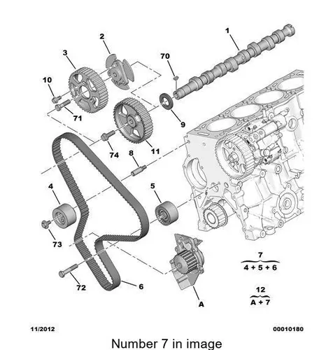 PSA 0831v3 - рем.к-кт ГРМ !ремень + 2 ролика\ Citroen Berlingo/Jumpy/Xsara, Peugeot 307 2.0HDi 99>