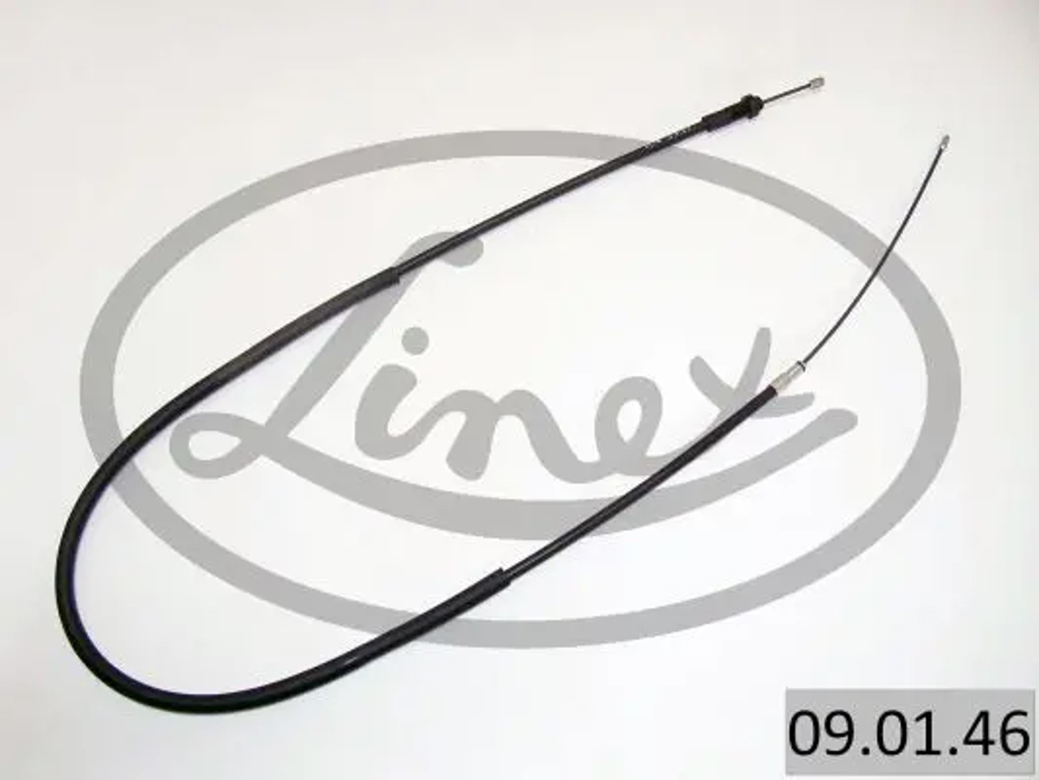 LINEX 090146 - Трос стояночного тормоза лев CITROEN: BERLINGO ALL MODELS-T.T. (LH-SX)