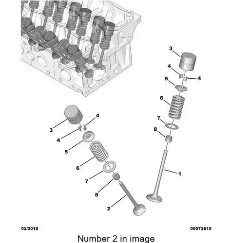 PSA 0949c5 - Peugeot/Citroen PSA,Клапан выпускной 0949.C5