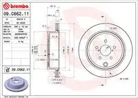BREMBO 09c66211 - Диск тормозной