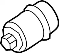 VAG 0b5325240b - крышка фильтра АКПП