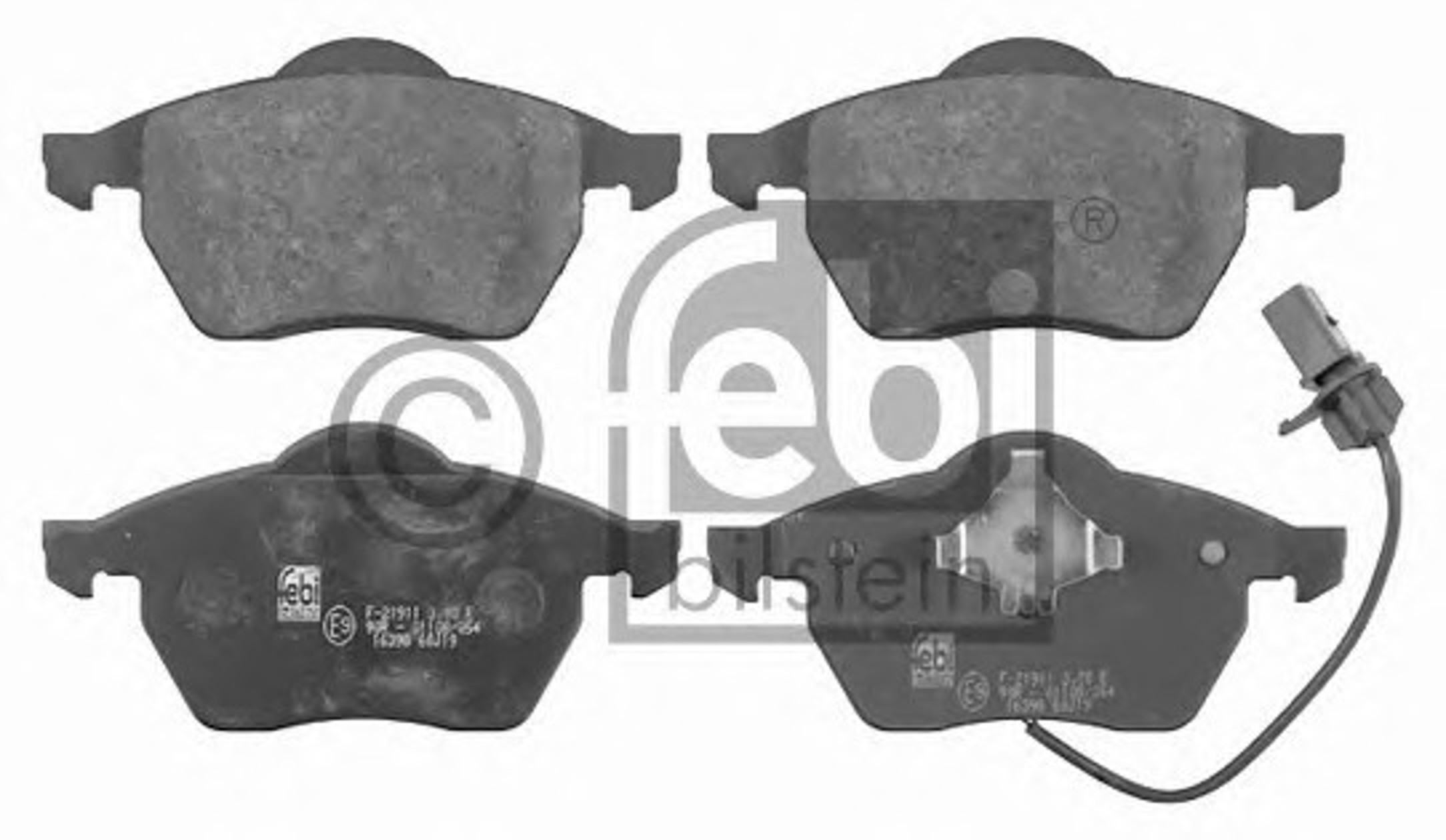 FEBI BILSTEIN 16398 - Тормозные колодки 