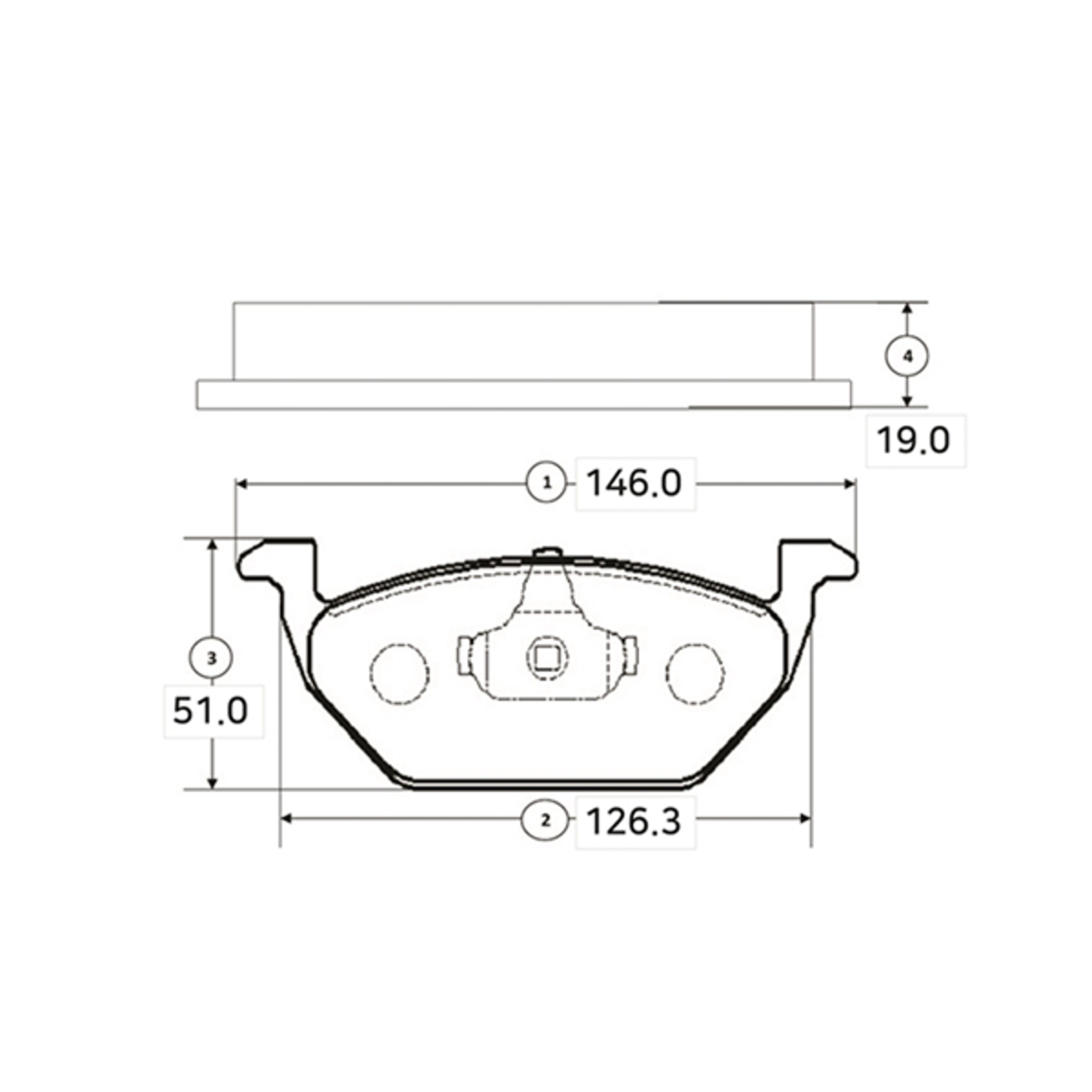 CTR GK1231 - Тормозные колодки 