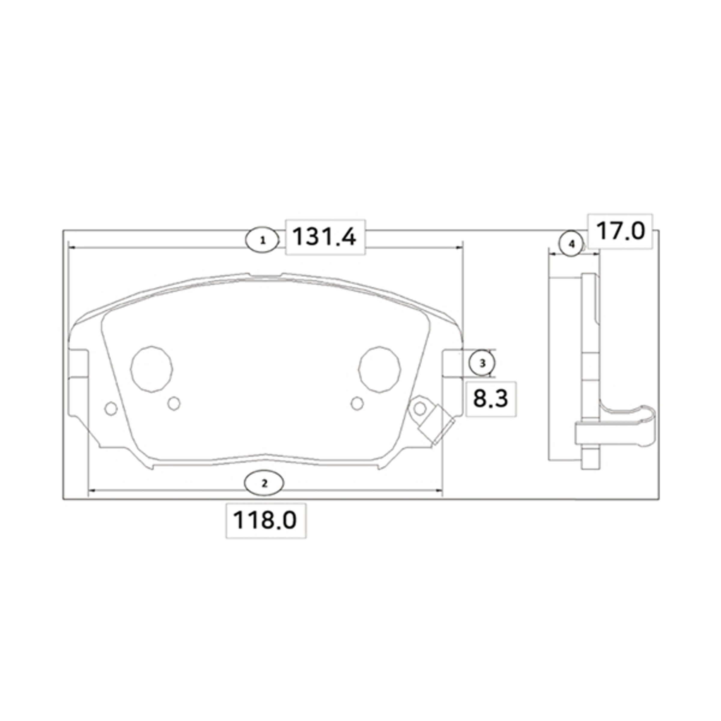 CTR GK0485 - Тормозные колодки 