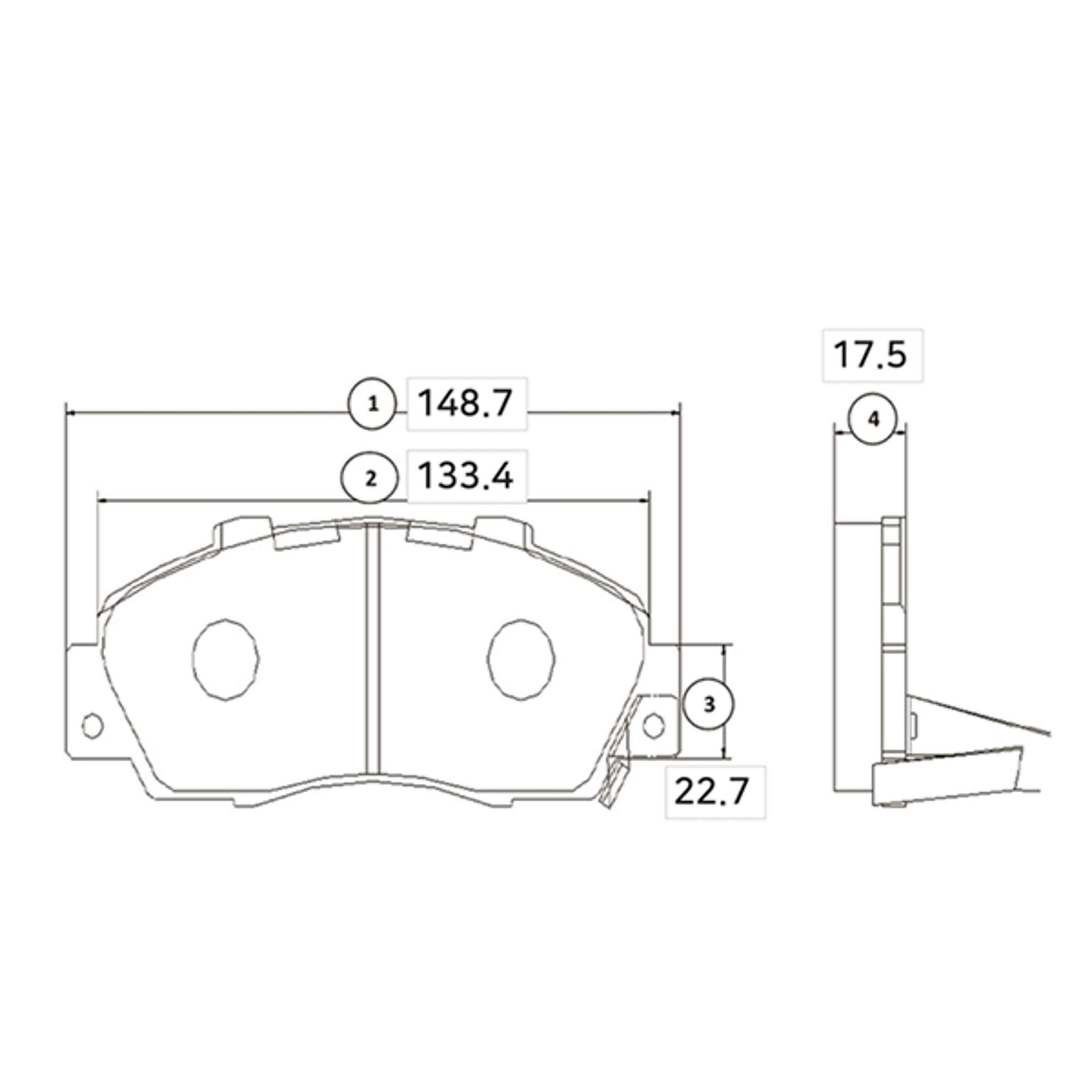 CTR GK0438 - Тормозные колодки 