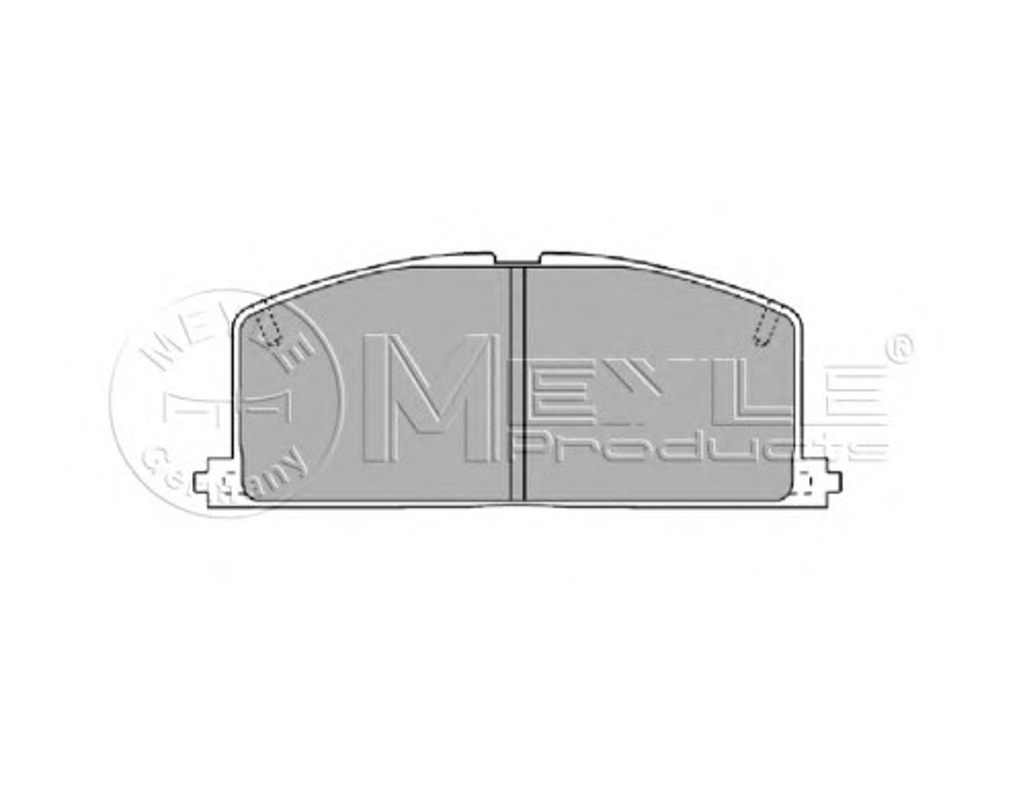 MEYLE 025 208 7015 - Тормозные колодки 