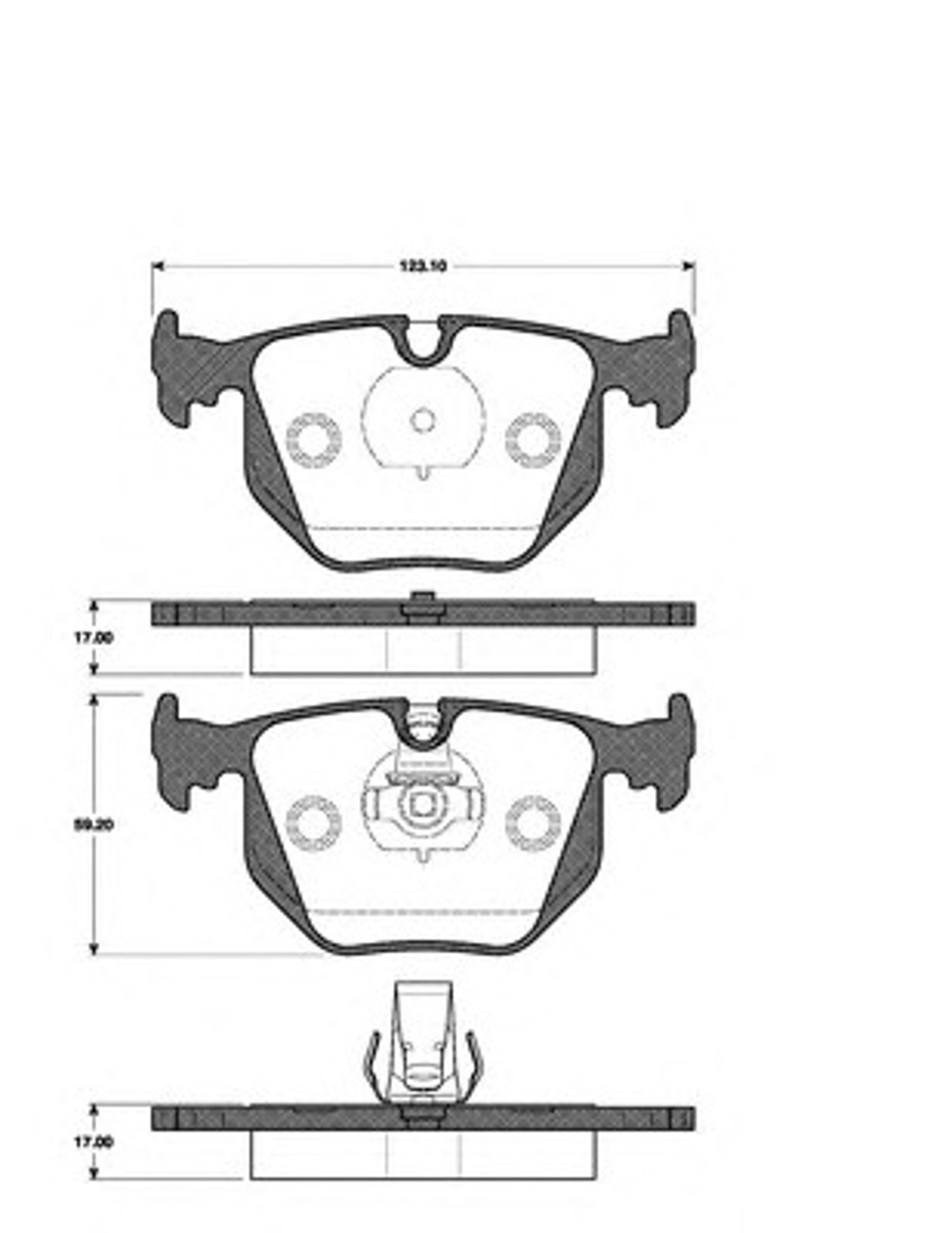 NK 221518 - Тормозные колодки 