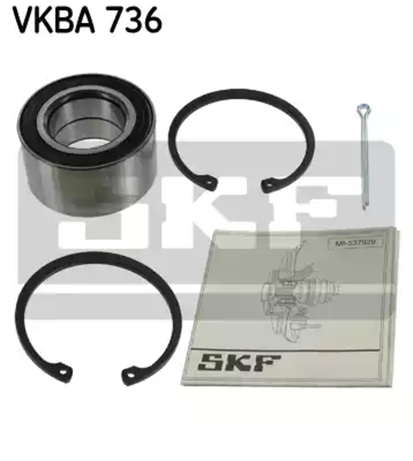 SKF VKBA736 - Ступичный подшипник