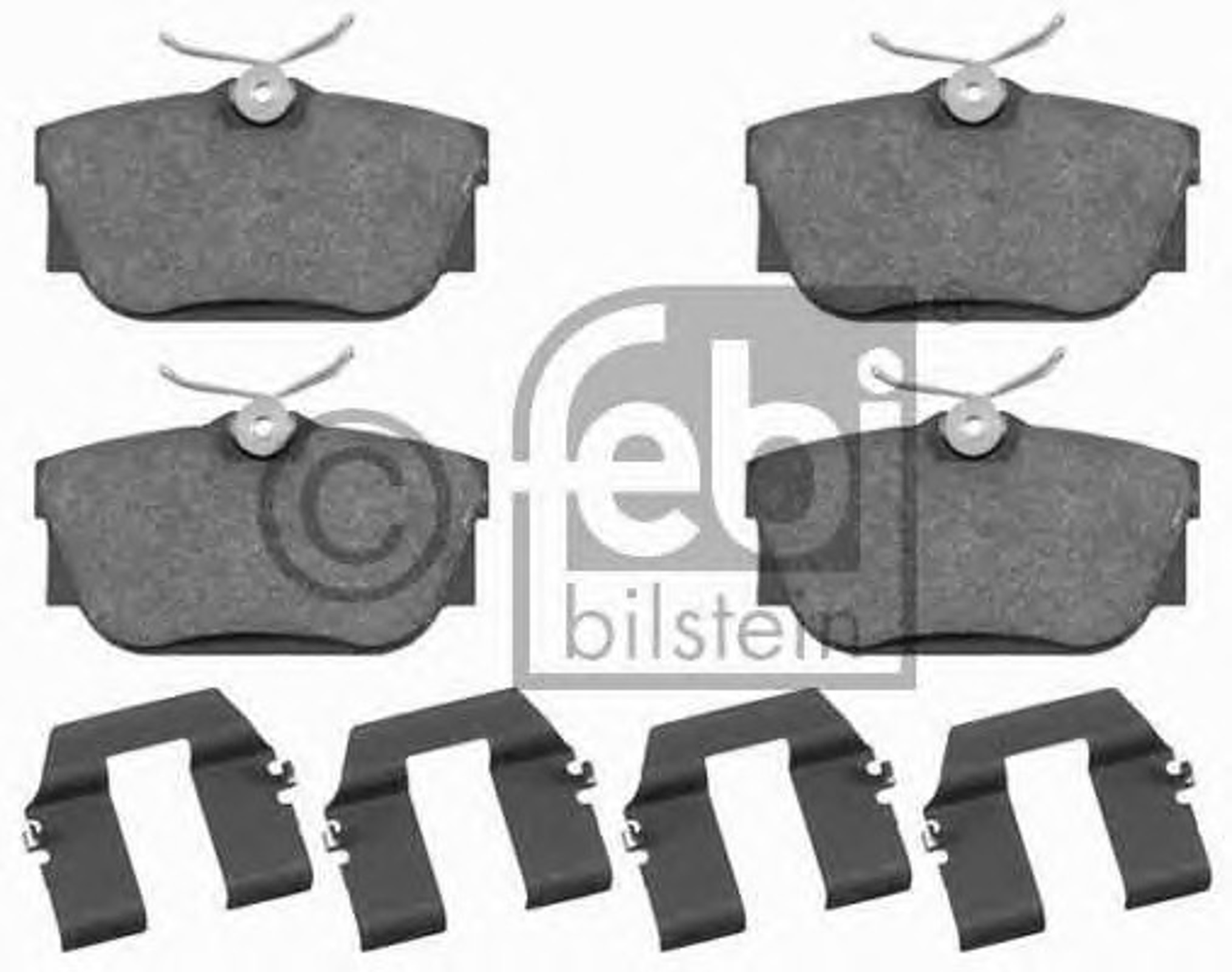 FEBI BILSTEIN 16382 - Тормозные колодки 