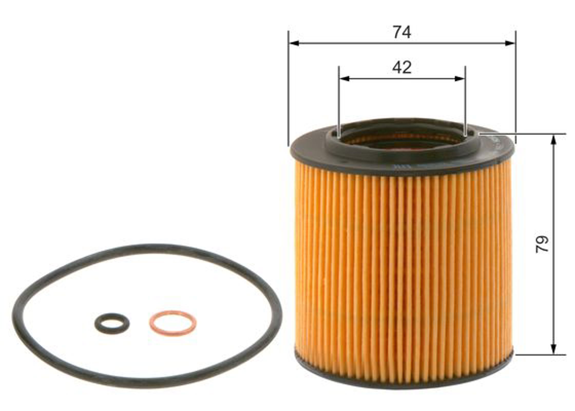 BOSCH 09864B7019 - Масляный фильтр