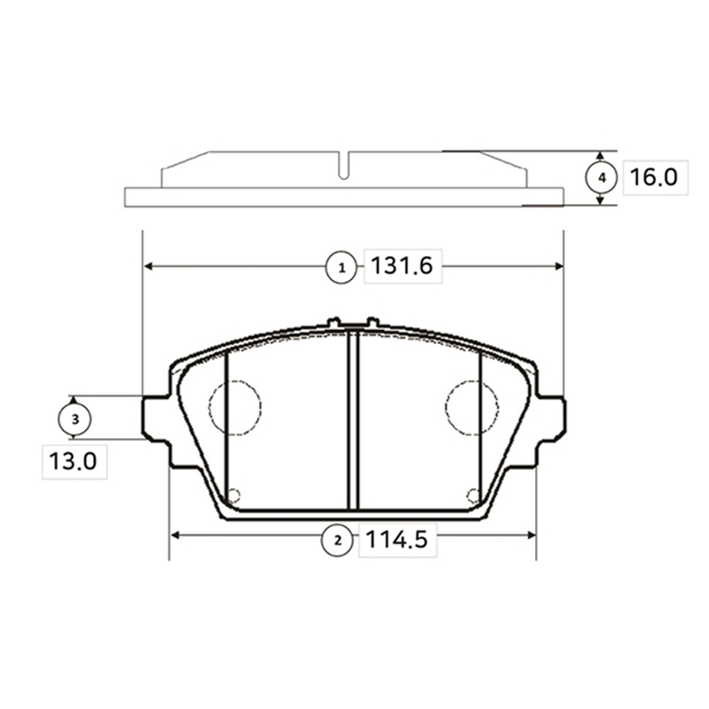 CTR GK0835 - Тормозные колодки 
