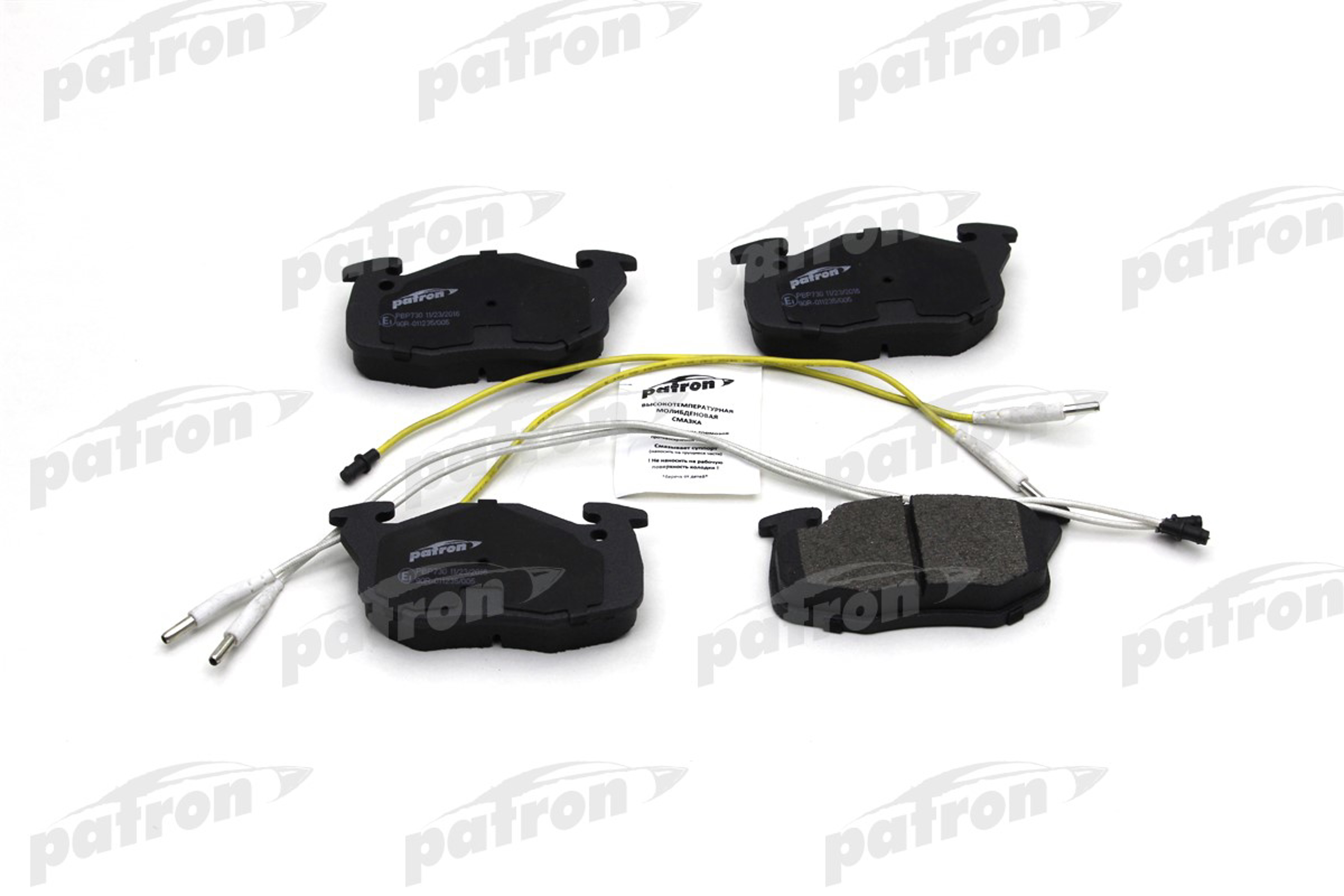 PATRON PBP730 - Тормозные колодки 