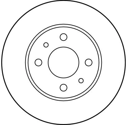 TRW DF1745 - Тормозные диски