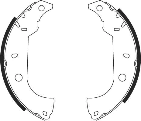 TRW GS8614 - Барабанные колодки