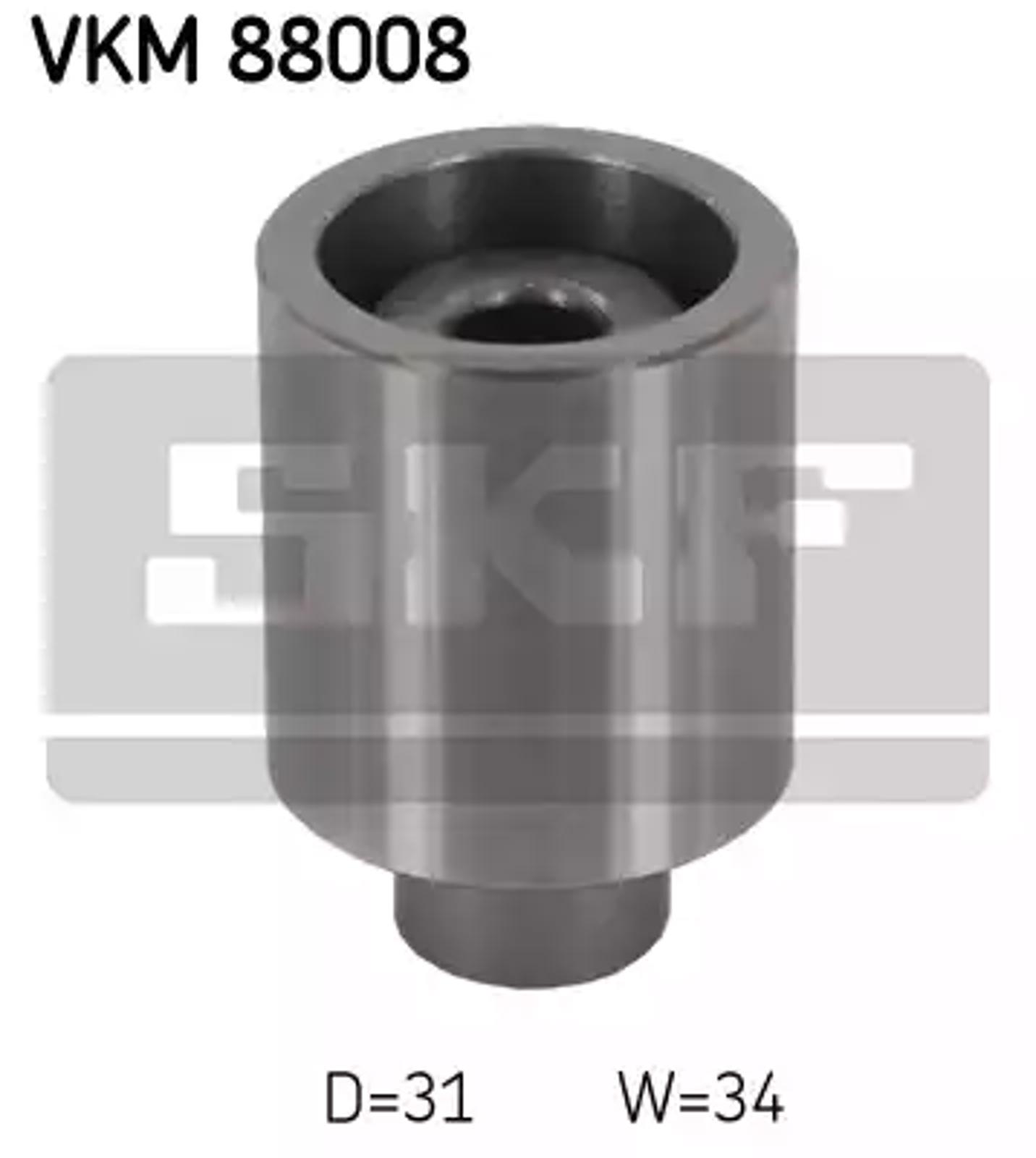 SKF VKM88008 - Обводной ролик ГРМ