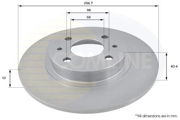 COMLINE ADC1802 - Тормозной диск Comline