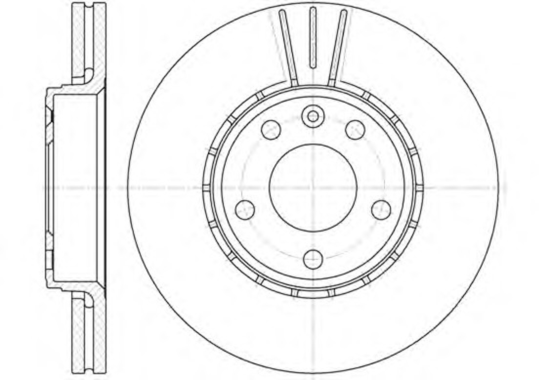 REMSA 6682.10 - Тормозные диски