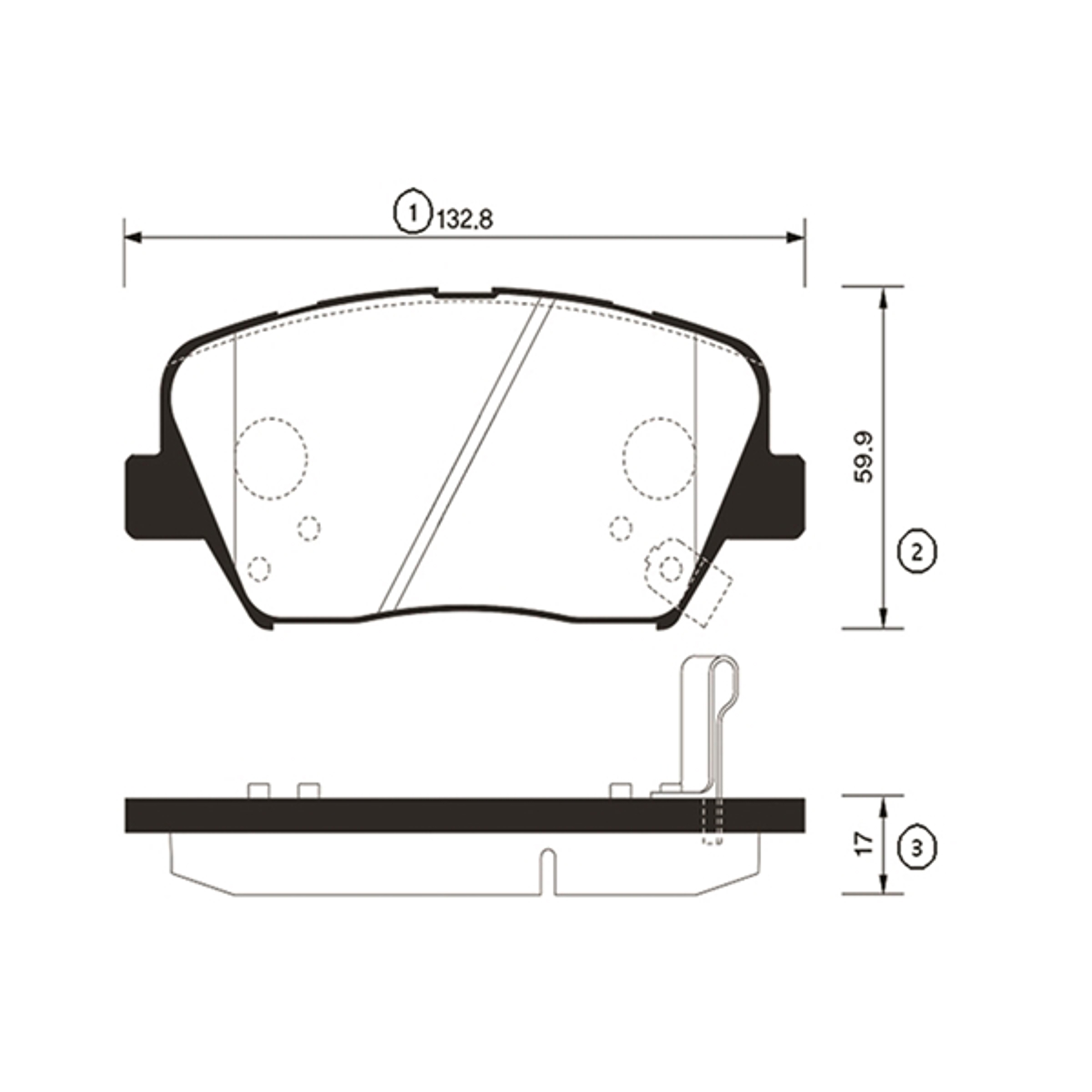CTR GK0556 - Тормозные колодки 
