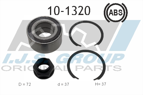 IJS GROUP 10-1320 - Комплект подшипника ступицы колеса Technology & Quality