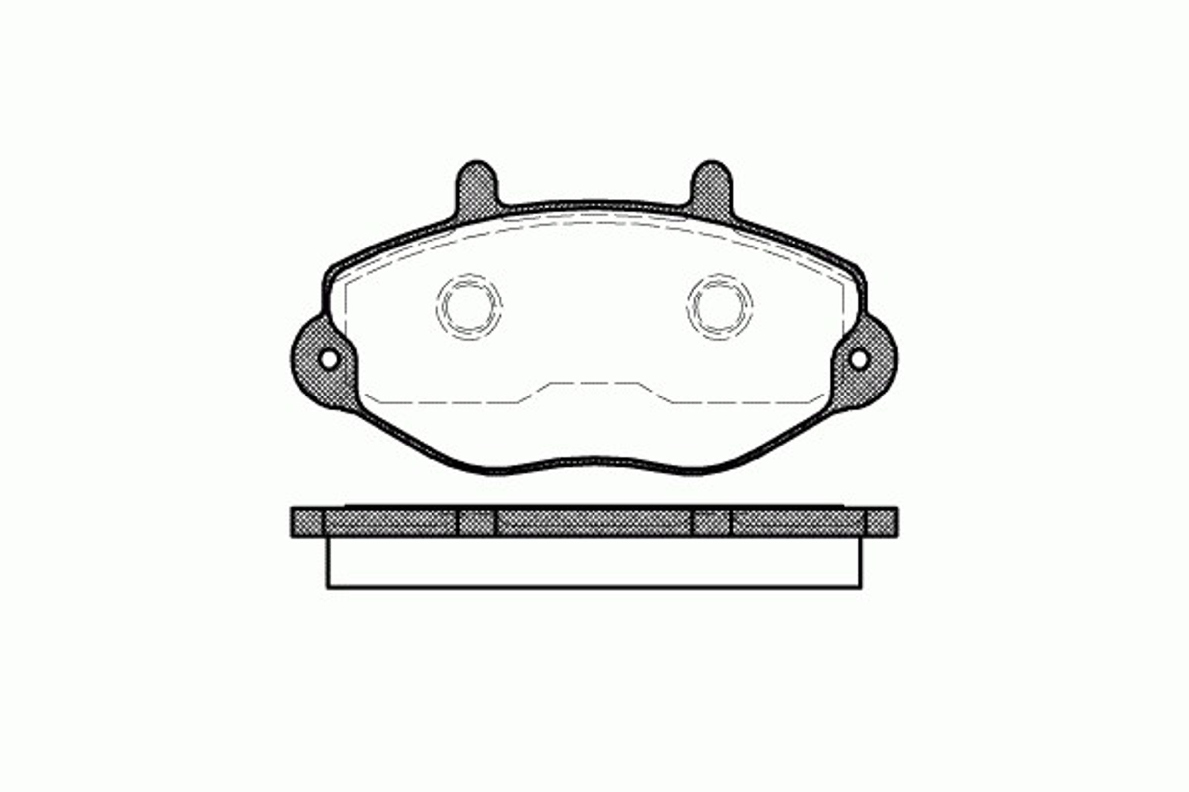 REMSA 0392.00 - Тормозные колодки 