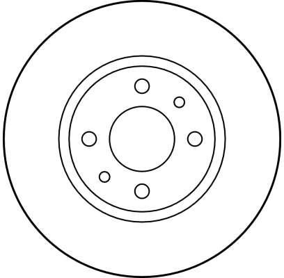 TRW DF2686 - Тормозные диски