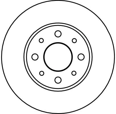 TRW DF4037 - Тормозные диски