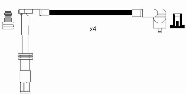 NGK 8597 - Высоковольтные провода