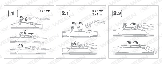 WEEN 100-5022 - Щетка стеклоочистителя Excellence