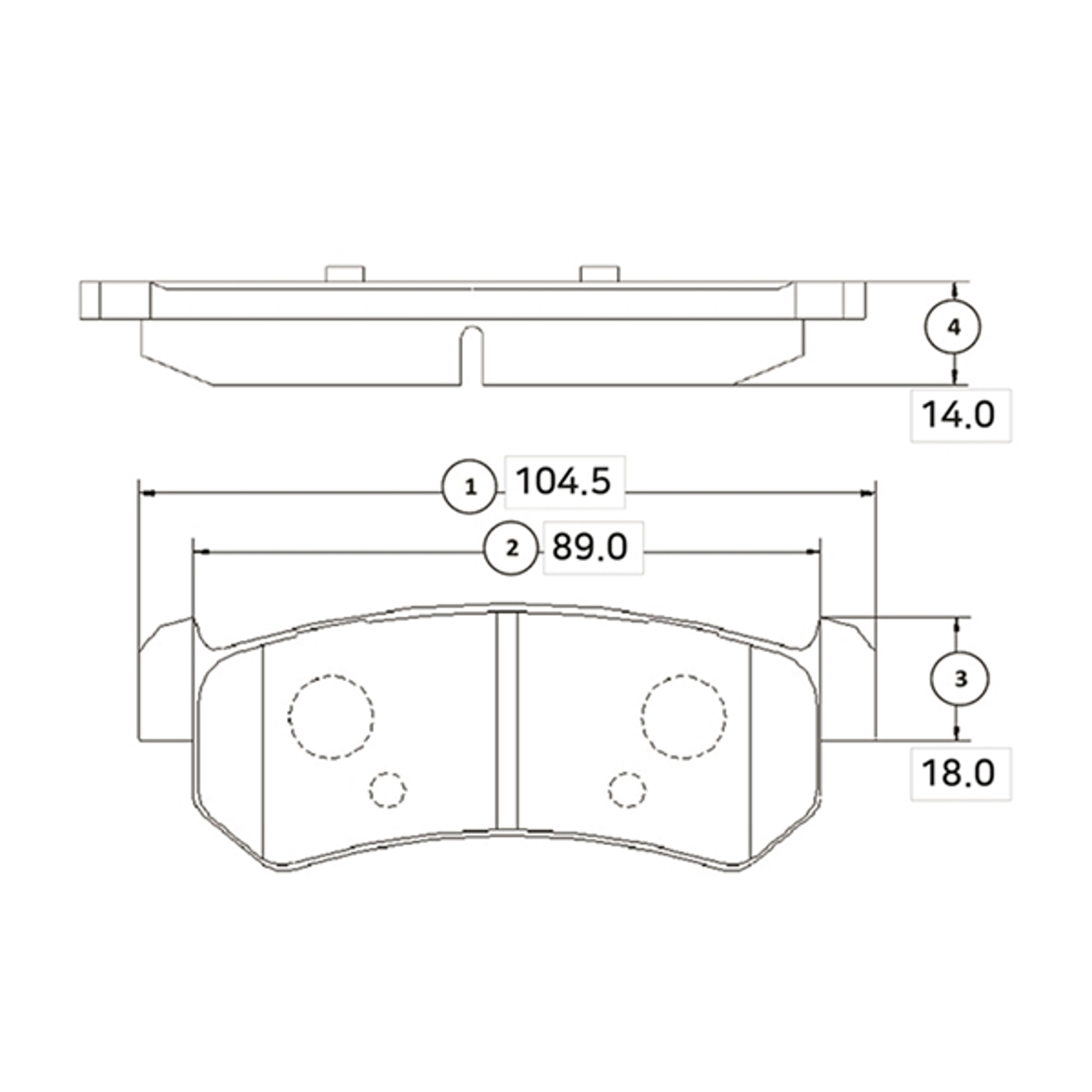 CTR GK0442 - Тормозные колодки 